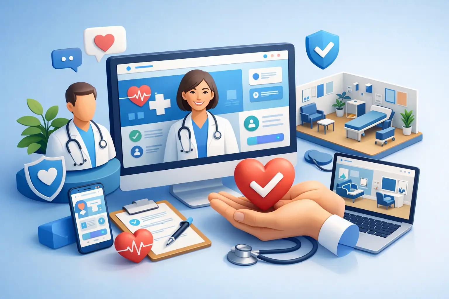 Webdesign für Arztpraxis, das Vertrauen schafft