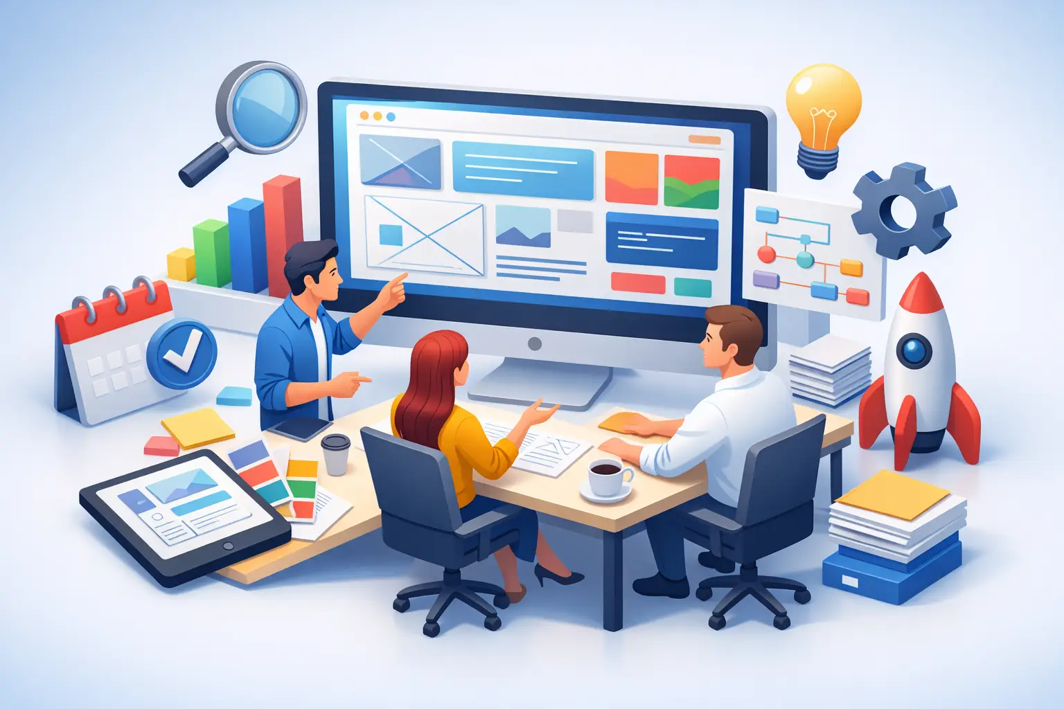 Webdesign Prozess mit Agentur richtig planen