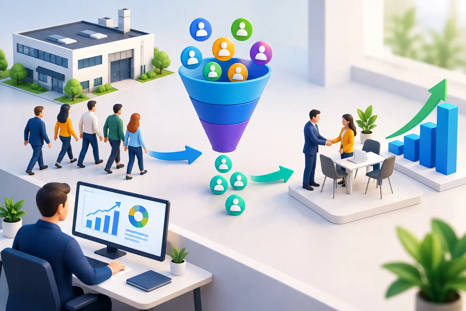 Fallstudie Leadgewinnung im Mittelstand mit System