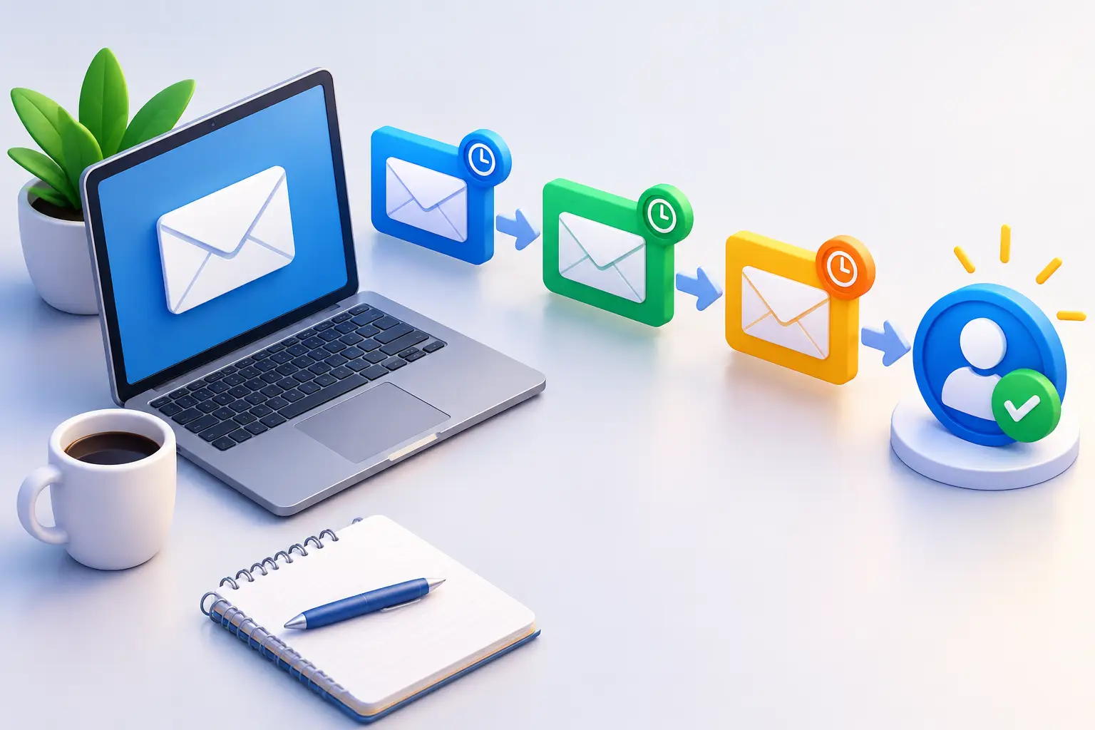 Email Follow-up Sequenz erstellen für qualifizierte Anfragen
