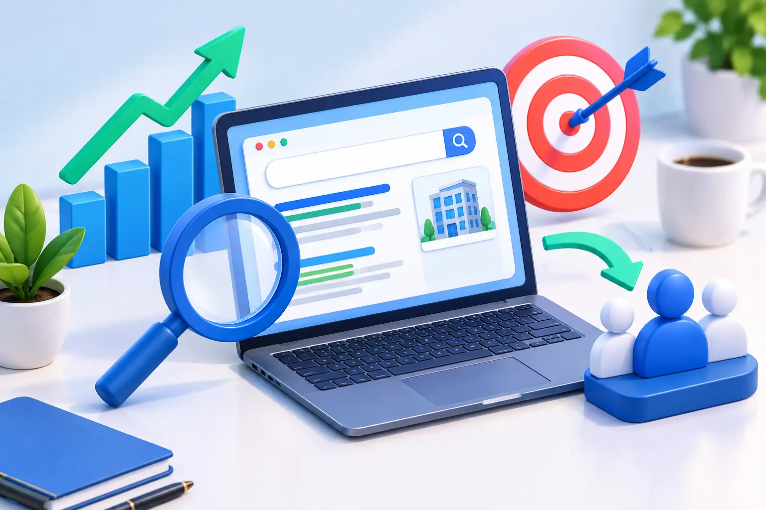 SEO für Unternehmenswebsites, die Anfragen bringen